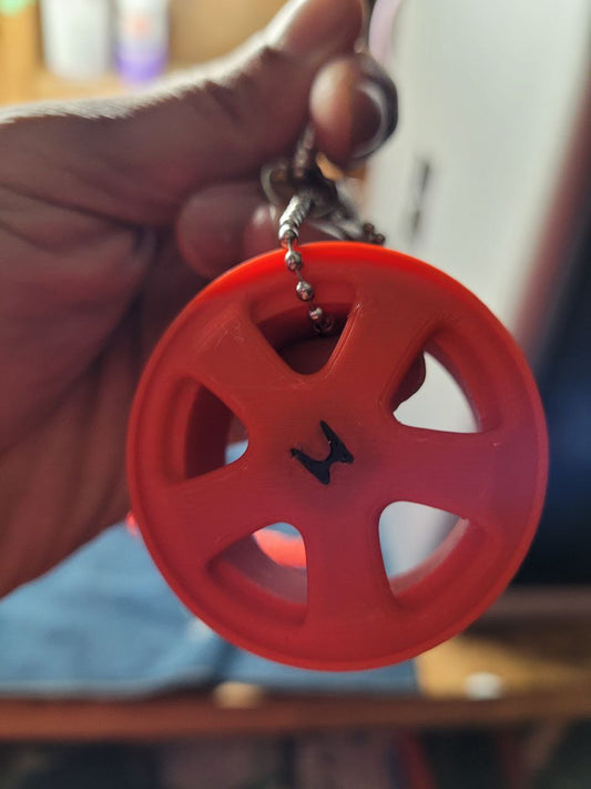 Honda EK Hatch VTI Rim Replica Keychain